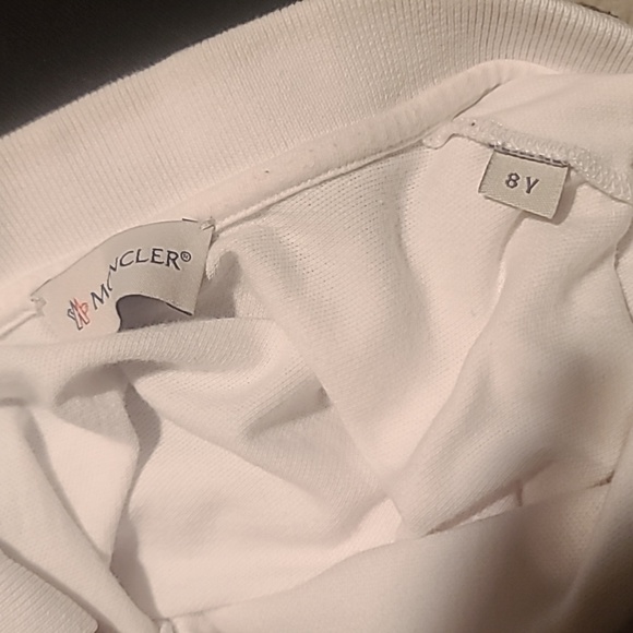 Kids MONCLER Polo Shirt - Picture 3 of 4